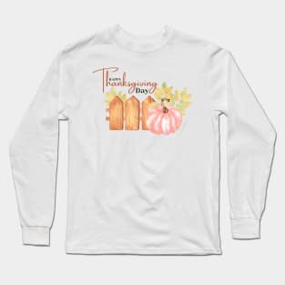 Bountiful Gratitude: Thanksgiving Day Celebration Long Sleeve T-Shirt